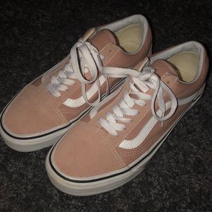 light pink old skool vans